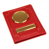 ОБЛОЖКА 2в1 КРАСНЫЙ ГЛЯНЕЦ ЗОЛОТО